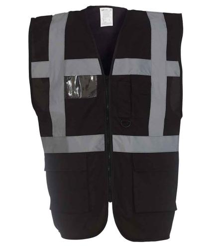 Yoko Executive Waistcoat - Black - 3XL